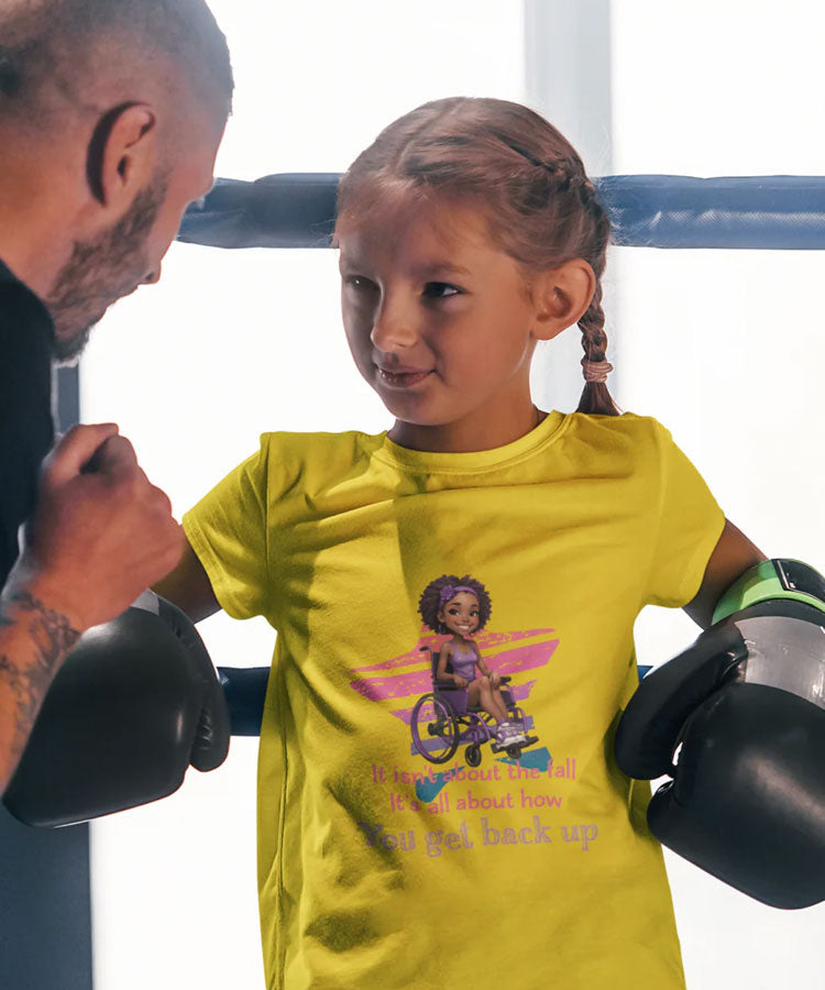 Confident Girl T-Shirts – It isn't about the fall. It's all about how you get back up
