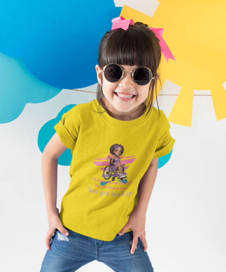 Confident Girl T-Shirts – It isn't about the fall. It's all about how you get back up