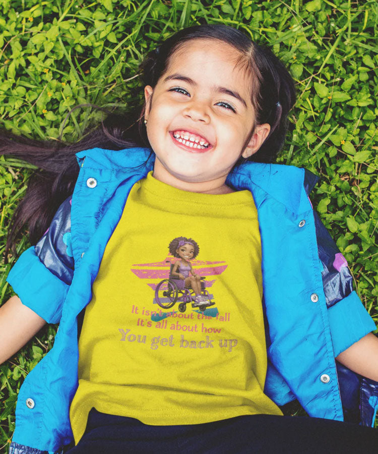 Confident Girl T-Shirts – It isn't about the fall. It's all about how you get back up