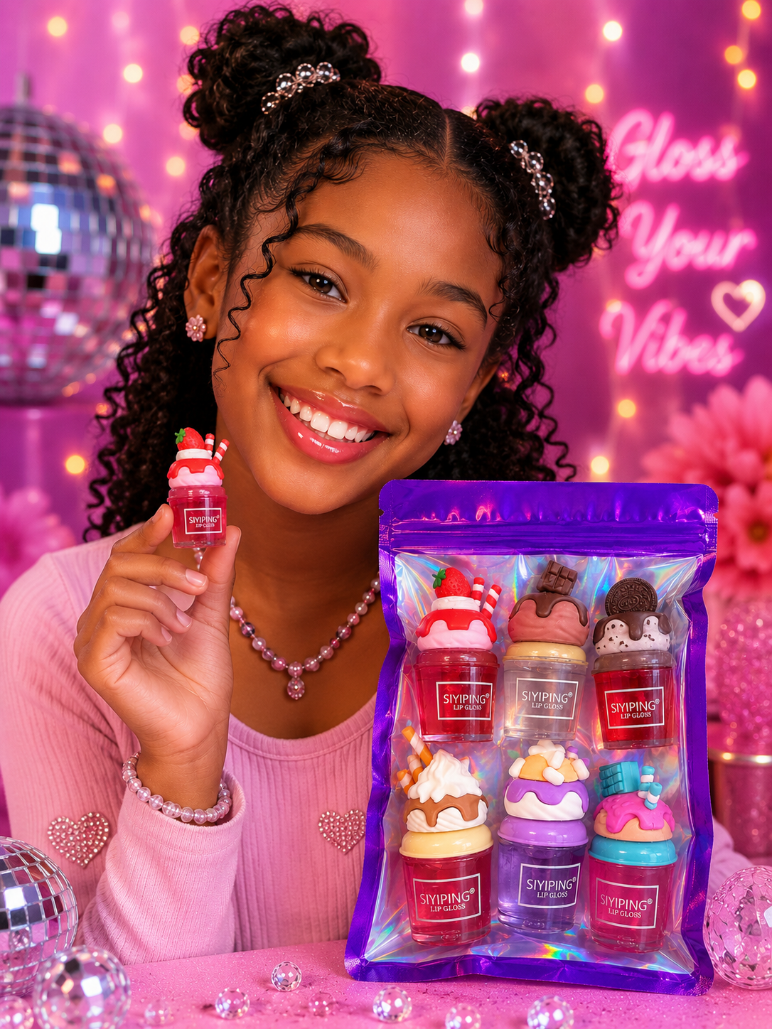 Lip Gloss Set (includes 6 lip glosses)