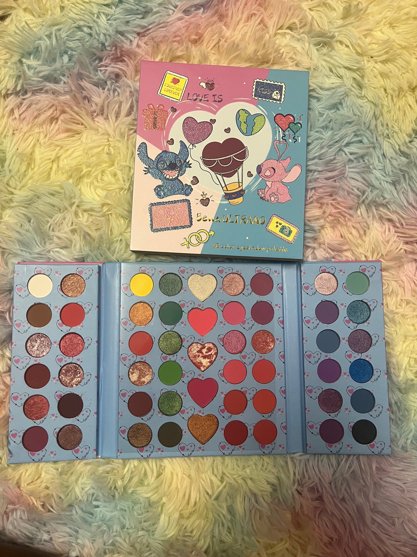 Love Is Adventure Eyeshadow Palette – Inspired by Stitch