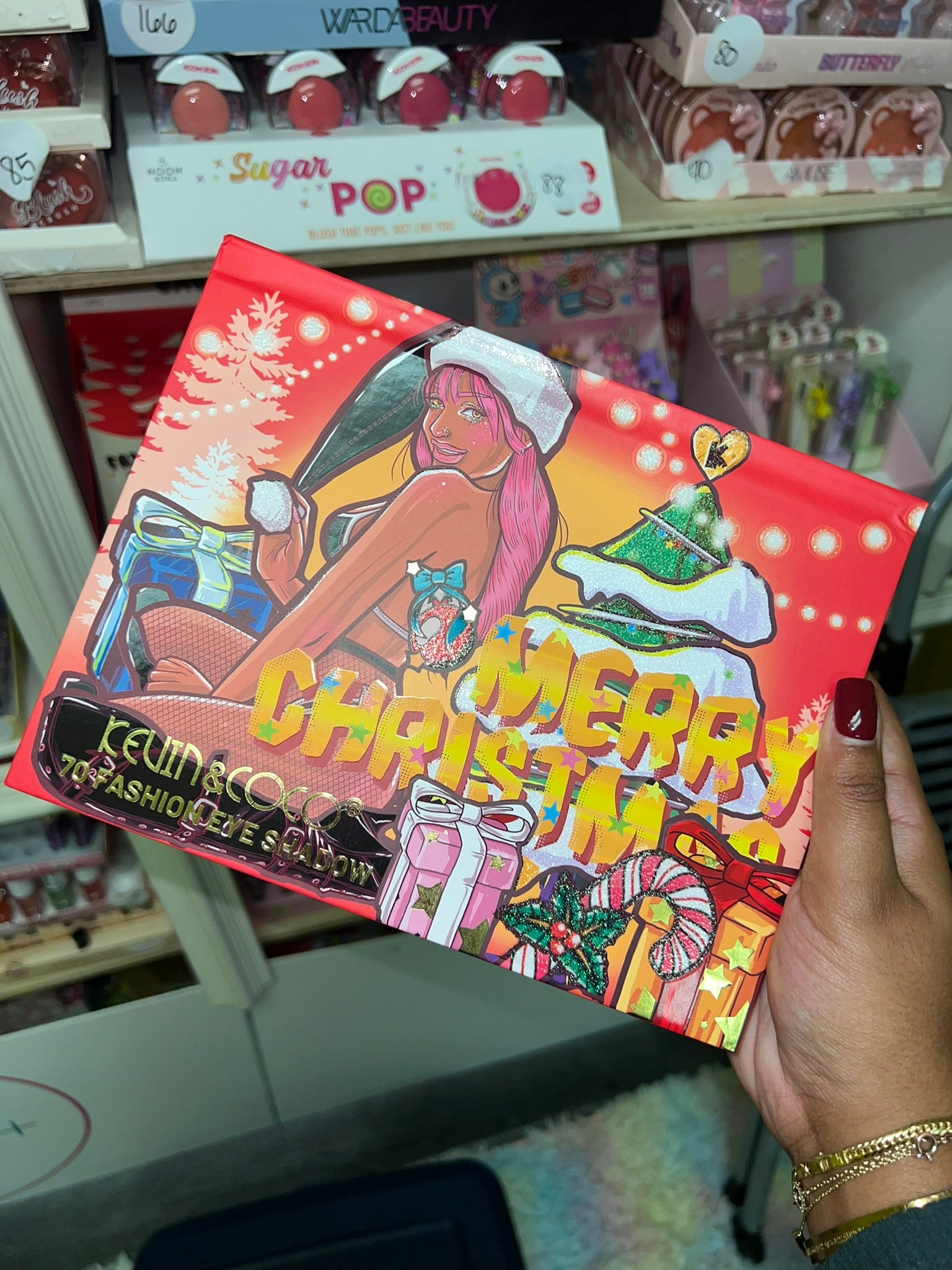 K & C Merry Christmas Eyeshadow Palette