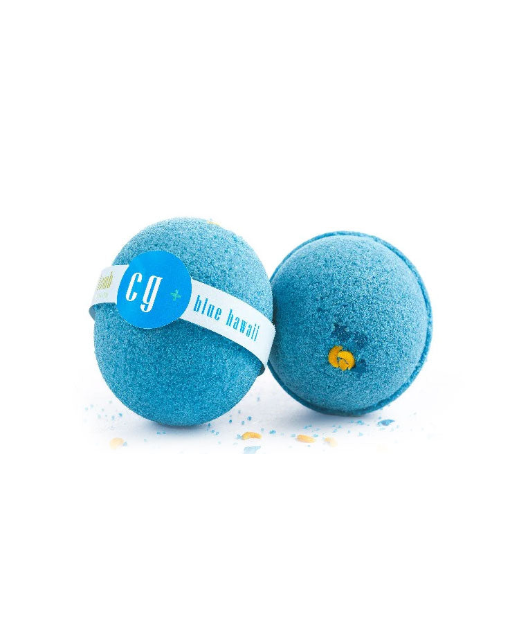 Blue Hawaii Naturally Moisturizing Tropical Bath Bomb Soak