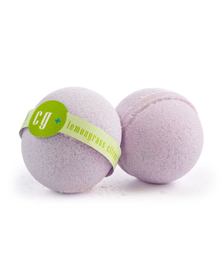 Luxury Aromatherapy Citrus Lemongrass Bath Bomb Uplifting Bath Soak