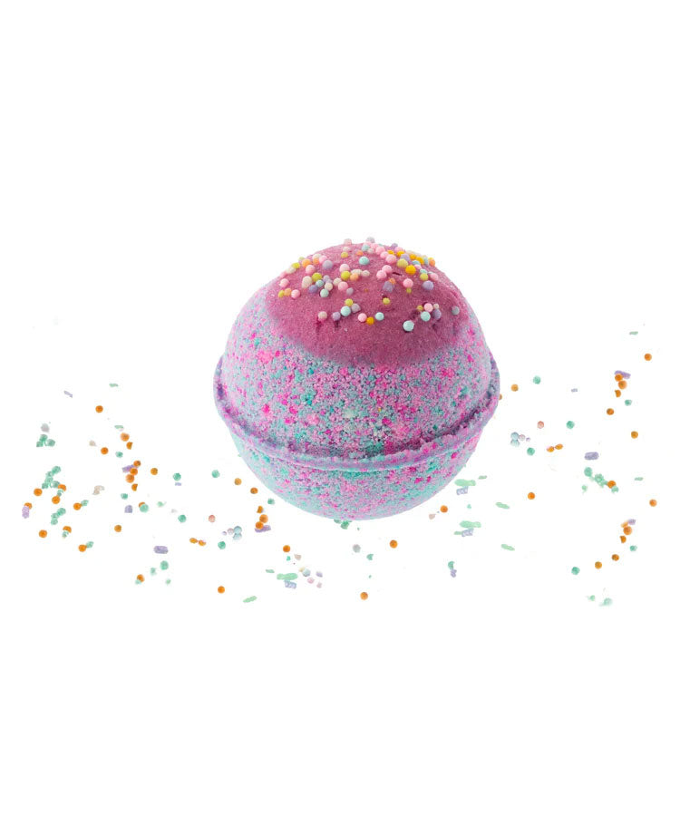 Handcrafted Sweet Cotton Candy Scented Bath Bomb Foaming Soak