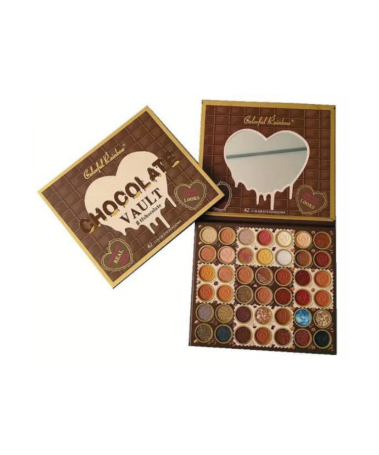 Colorful Rainbow Chocolate Vault Eyeshadow Palette