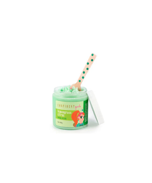 Lemongrass Citrus Whipped Sugar Scrub Gentle Skin Exfoliation