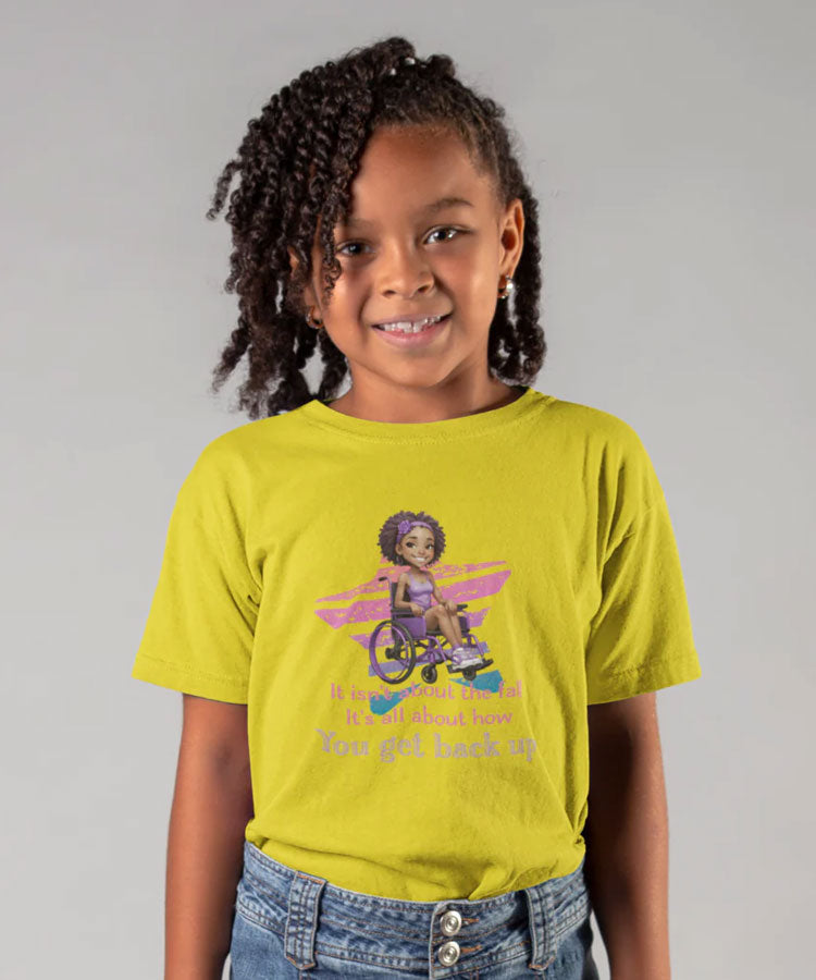 Confident Girl T-Shirts – It isn't about the fall. It's all about how you get back up