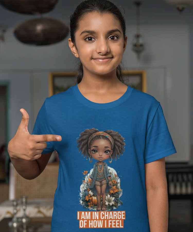 Confident Girl T-Shirts – I Am In Charge Of How I Feel