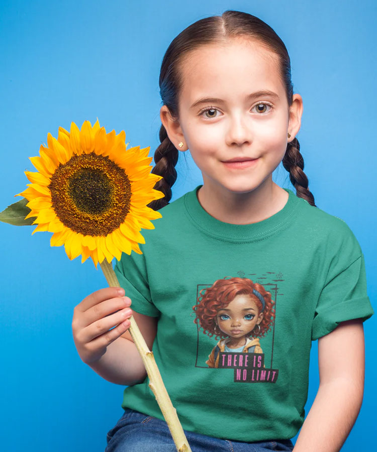 Confident Girl T-Shirts – There Is No Limit