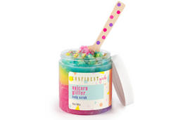 Moisturizing Whipped Body Sugar Scrub Unicorn Glitter Body Polish Confident Girls